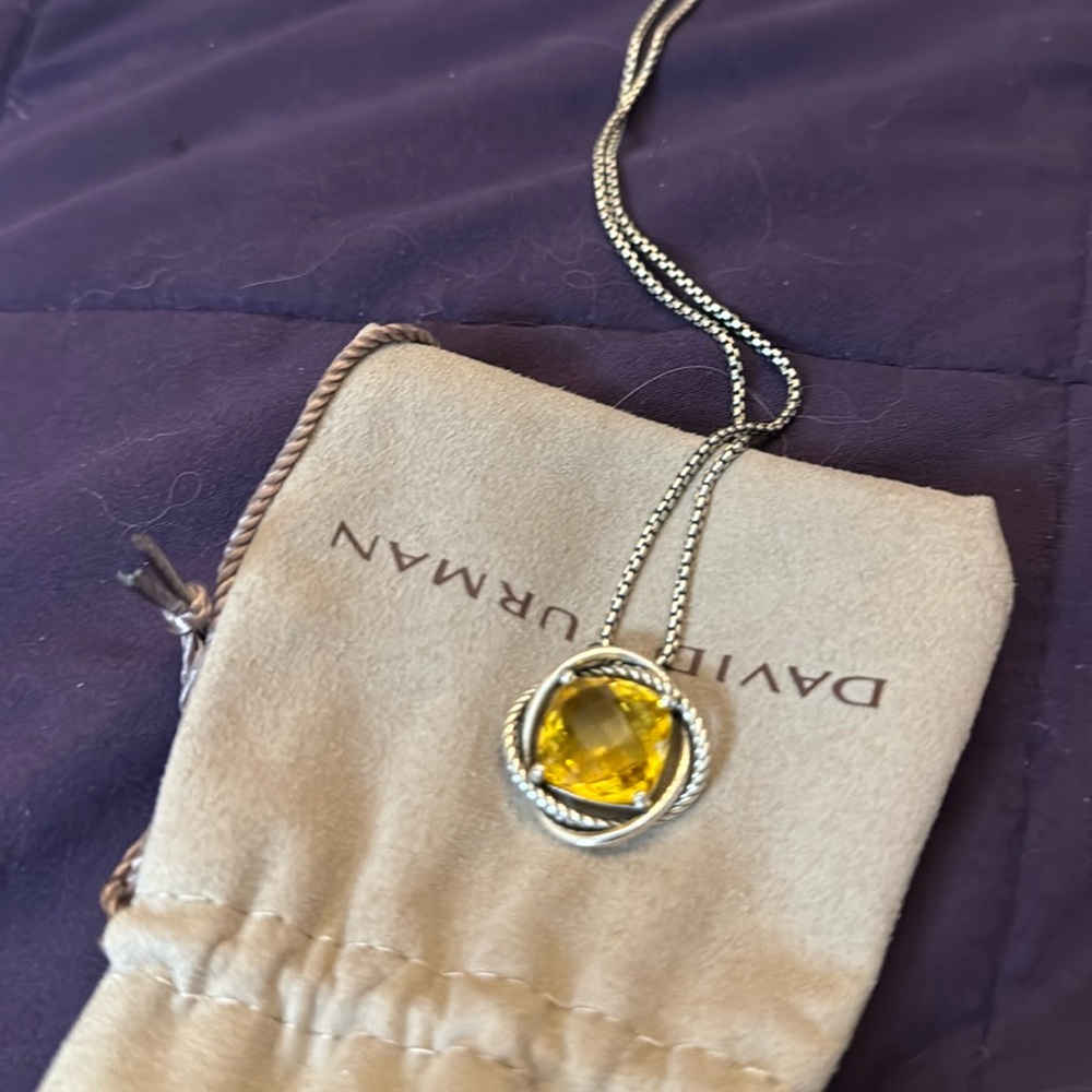 David Yurman 14mm infinity necklace